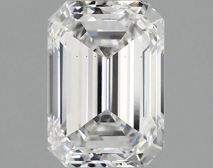 2.1 Carat Emerald Shaped Ideal Cut VS2 IGI Certified Lab Grown Diamond