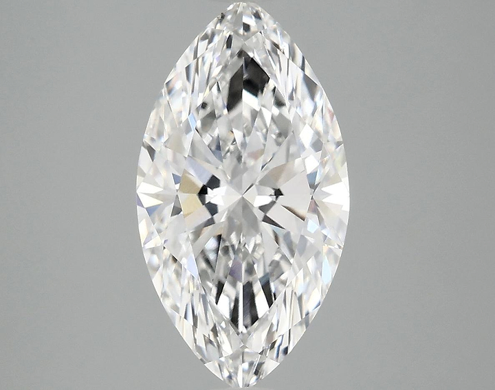 2.5 Carat Marquise Shaped Excellent Cut VS1 IGI Certified Lab Grown Diamond