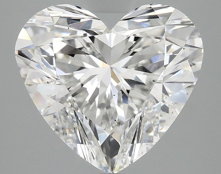 4.02 Carat Heart Shaped Ideal Cut VS2 IGI Certified Lab Grown Diamond