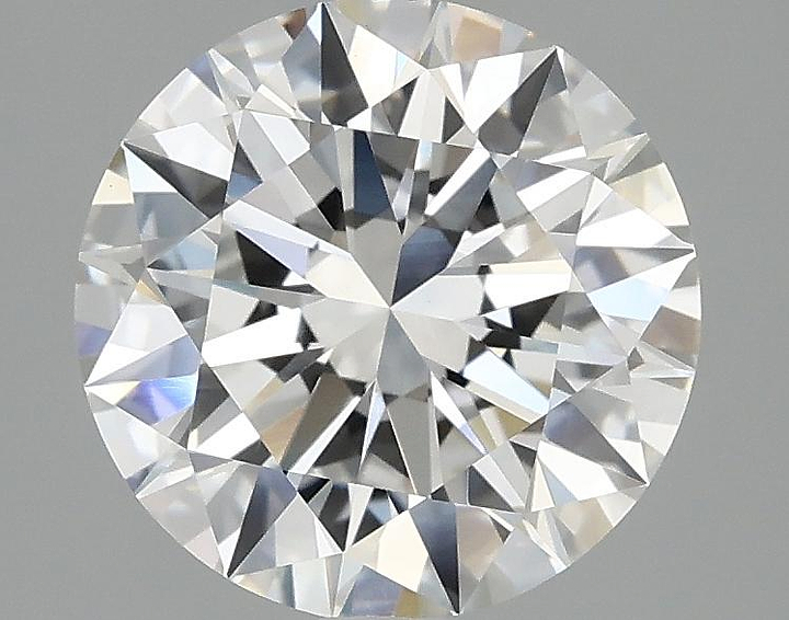 2.52 Carat Round Shaped Excellent Cut VVS2 IGI Certified Lab Grown Diamond