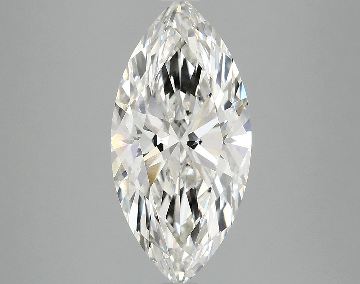 3.1 Carat Marquise Shaped Excellent Cut VVS2 IGI Certified Lab Grown Diamond