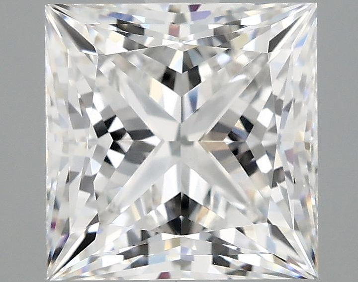 2.09 Carat Princess Shaped Ideal Cut VVS2 IGI Certified Lab Grown Diamond