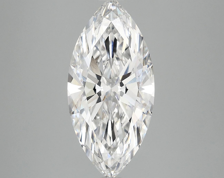 3.06 Carat Marquise Shaped Excellent Cut VS1 IGI Certified Lab Grown Diamond