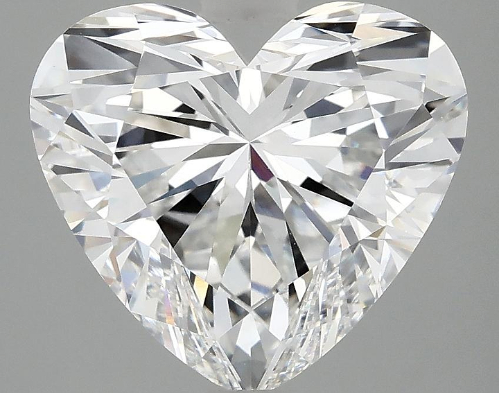 4.1 Carat Heart Shaped Ideal Cut VVS2 IGI Certified Lab Grown Diamond