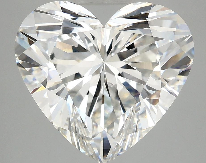 5.09 Carat Heart Shaped Ideal Cut VS1 IGI Certified Lab Grown Diamond