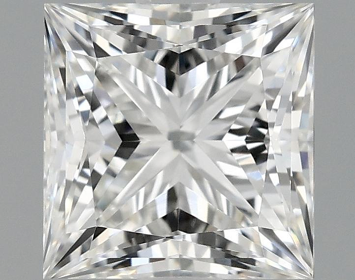 1.58 Carat Princess Shaped Ideal Cut VVS2 IGI Certified Lab Grown Diamond