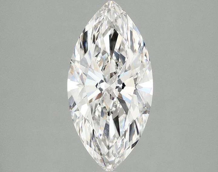 2.03 Carat Marquise Shaped Ideal Cut VVS2 IGI Certified Lab Grown Diamond