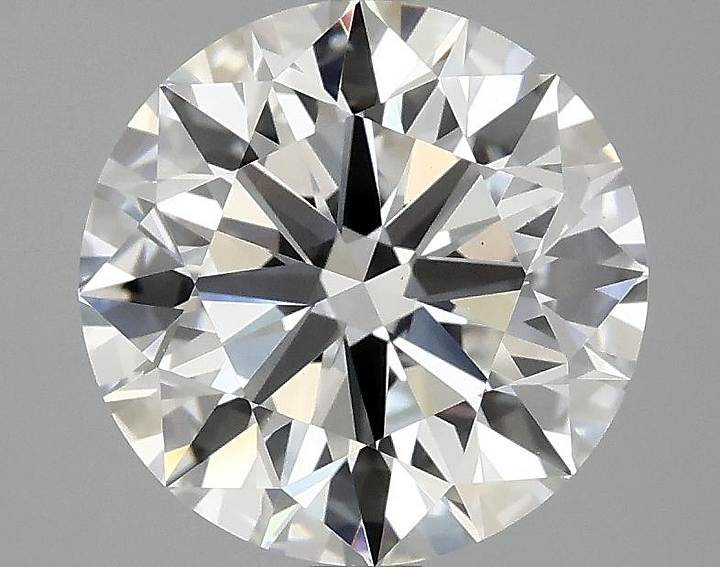 3.08 Carat Round Shaped Excellent Cut VS1 IGI Certified Lab Grown Diamond