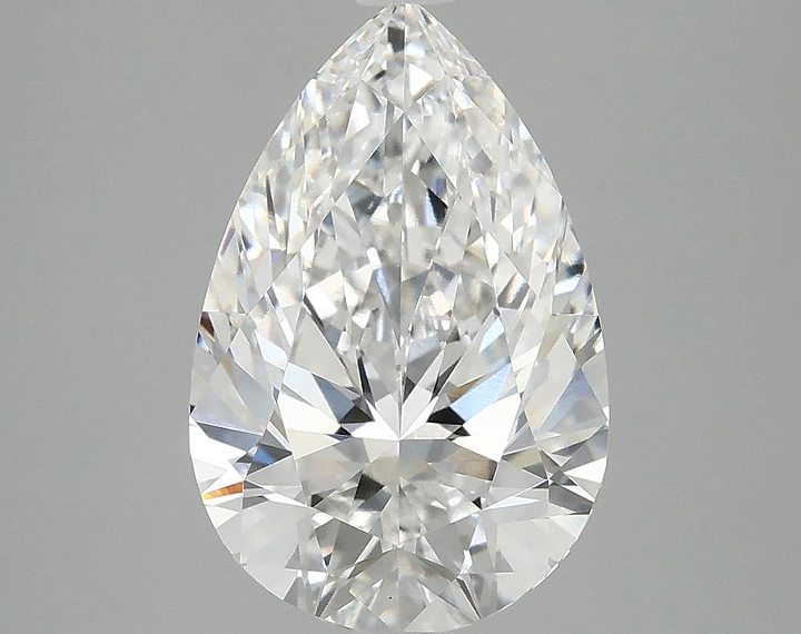 3.08 Carat Pear Shaped Excellent Cut VS1 IGI Certified Lab Grown Diamond