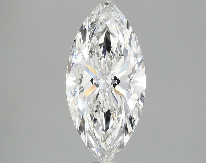 2.1 Carat Marquise Shaped Excellent Cut VVS2 IGI Certified Lab Grown Diamond