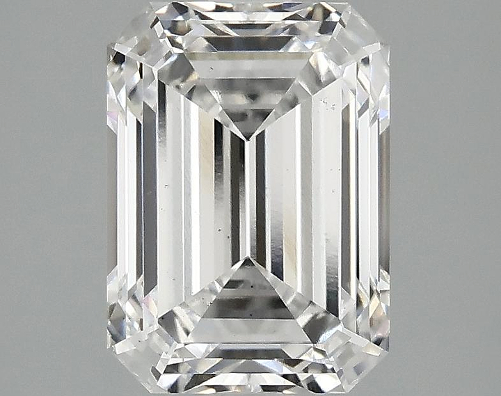 2.55 Carat Emerald Shaped Excellent Cut VS2 IGI Certified Lab Grown Diamond