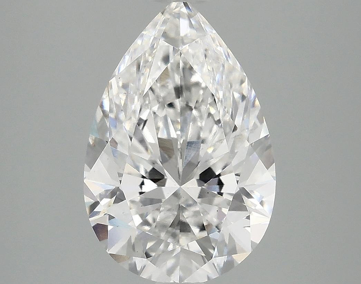 3.08 Carat Pear Shaped Excellent Cut VS2 IGI Certified Lab Grown Diamond
