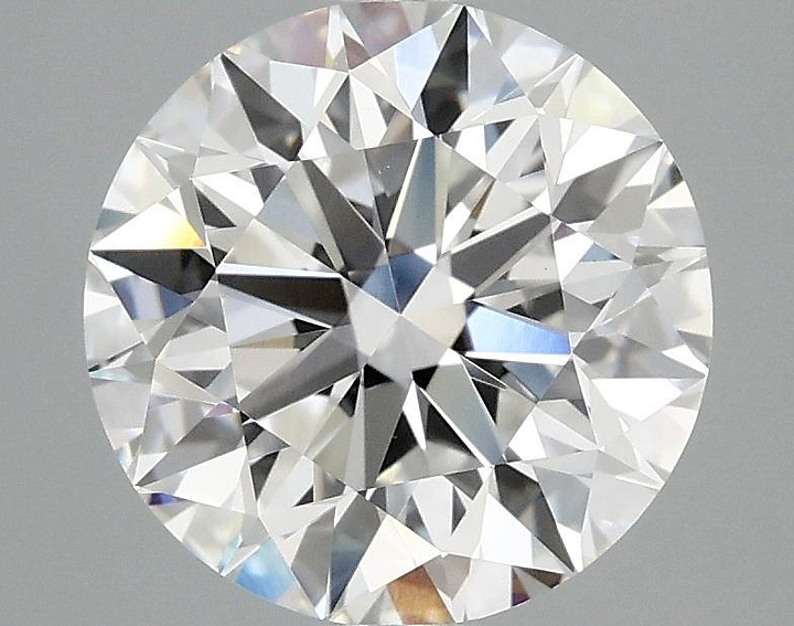 3.08 Carat Round Shaped Excellent Cut VS1 IGI Certified Lab Grown Diamond