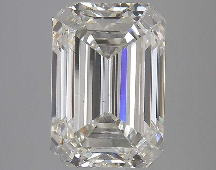 5.27 Carat Emerald Shaped Ideal Cut VS1 IGI Certified Lab Grown Diamond