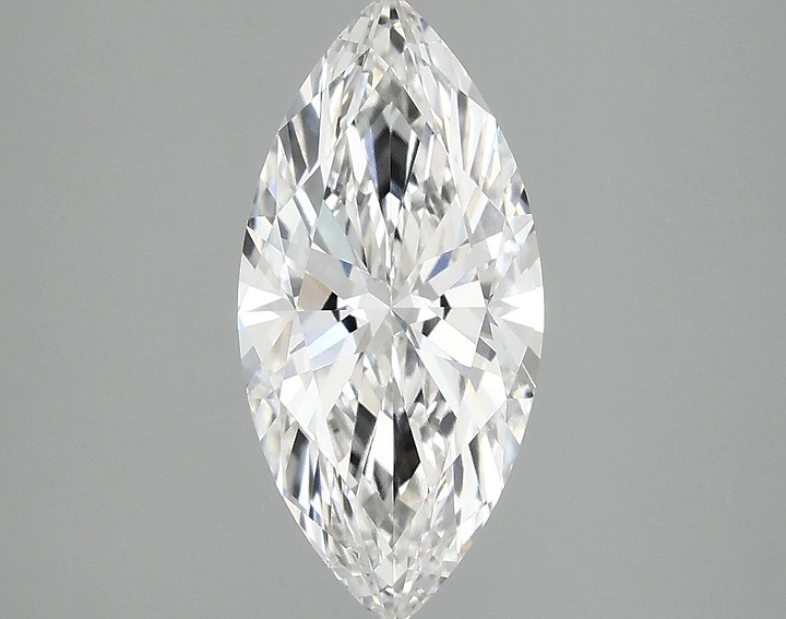 2.01 Carat Marquise Shaped Excellent Cut VVS2 IGI Certified Lab Grown Diamond