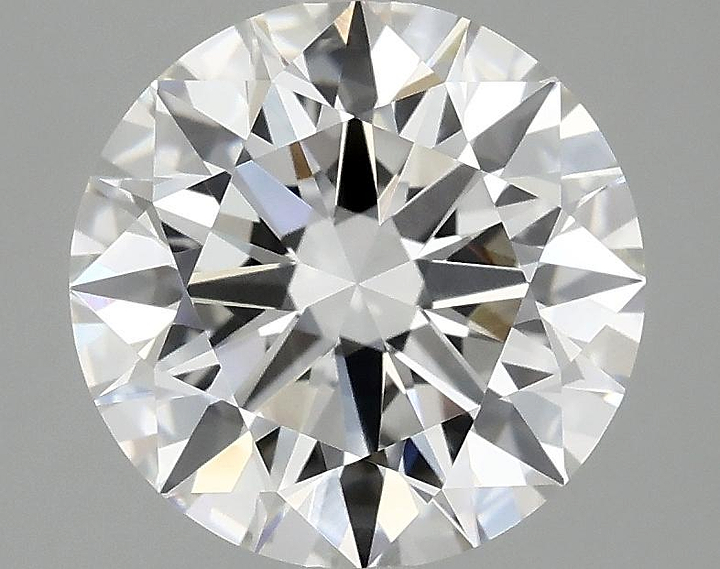 3.09 Carat Round Shaped Ideal Cut VVS2 IGI Certified Lab Grown Diamond