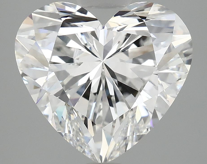 4.09 Carat Heart Shaped Ideal Cut VVS2 IGI Certified Lab Grown Diamond