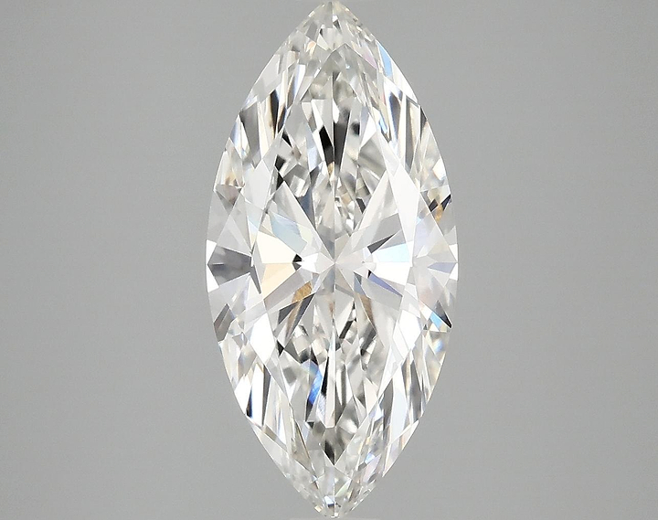 2.98 Carat Marquise Shaped Excellent Cut VVS2 IGI Certified Lab Grown Diamond
