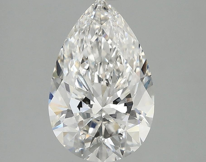 2.07 Carat Pear Shaped Ideal Cut VVS2 IGI Certified Lab Grown Diamond