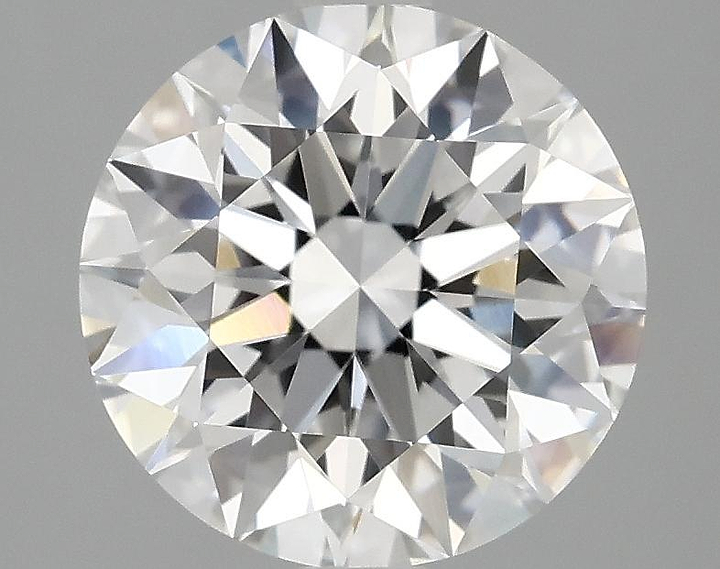 3.08 Carat Round Shaped Excellent Cut VVS2 IGI Certified Lab Grown Diamond