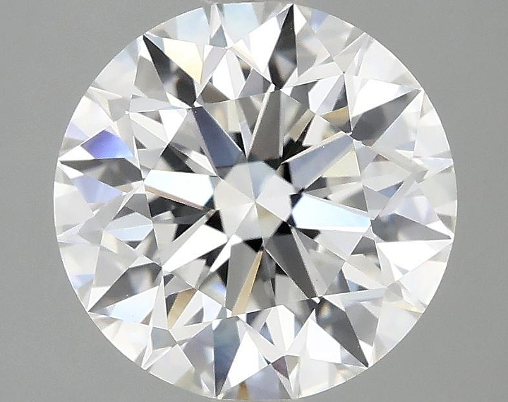 3.06 Carat Round Shaped Excellent Cut VVS2 IGI Certified Lab Grown Diamond
