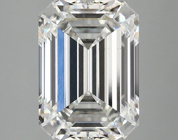 3.15 Carat Emerald Shaped Excellent Cut VS1 IGI Certified Lab Grown Diamond