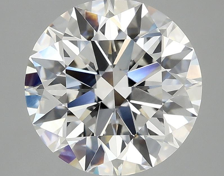3.06 Carat Round Shaped Ideal Cut VVS2 IGI Certified Lab Grown Diamond