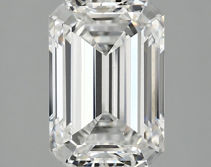 2.85 Carat Emerald Shaped Ideal Cut VS1 IGI Certified Lab Grown Diamond