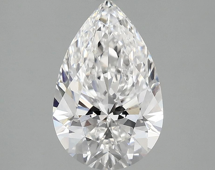2.02 Carat Pear Shaped Ideal Cut VVS2 IGI Certified Lab Grown Diamond