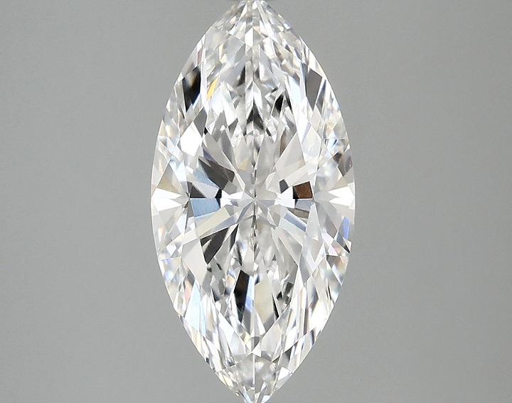 2.07 Carat Marquise Shaped Ideal Cut VVS2 IGI Certified Lab Grown Diamond