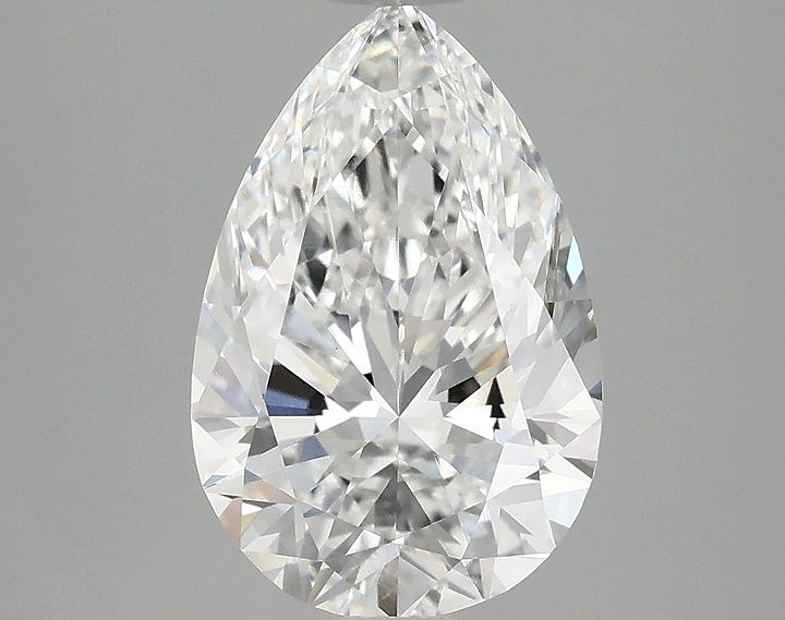 3.08 Carat Pear Shaped Excellent Cut VS1 IGI Certified Lab Grown Diamond