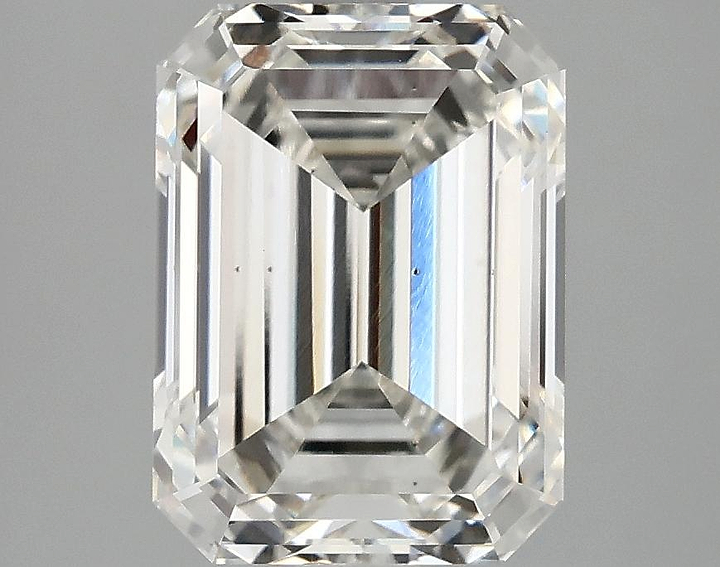 3.18 Carat Emerald Shaped Excellent Cut VS2 IGI Certified Lab Grown Diamond