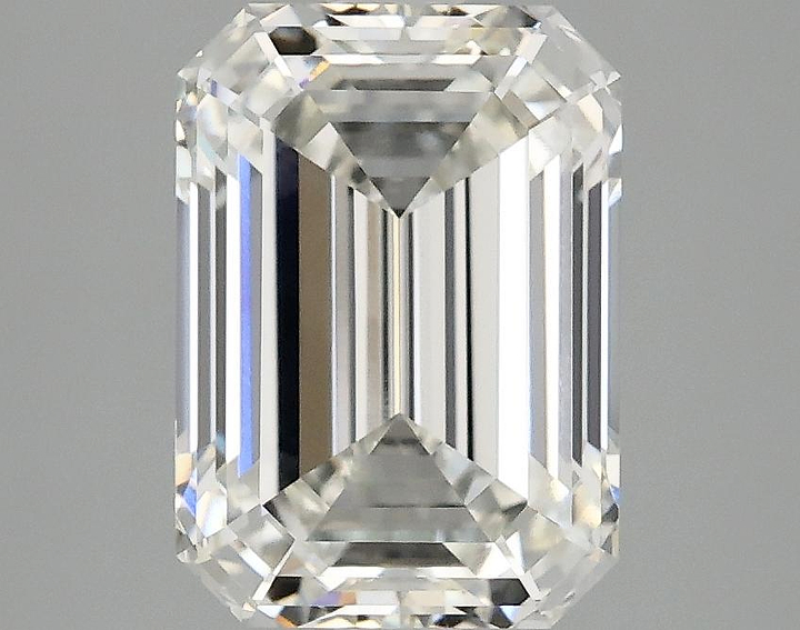 2.97 Carat Emerald Shaped Ideal Cut VVS2 IGI Certified Lab Grown Diamond