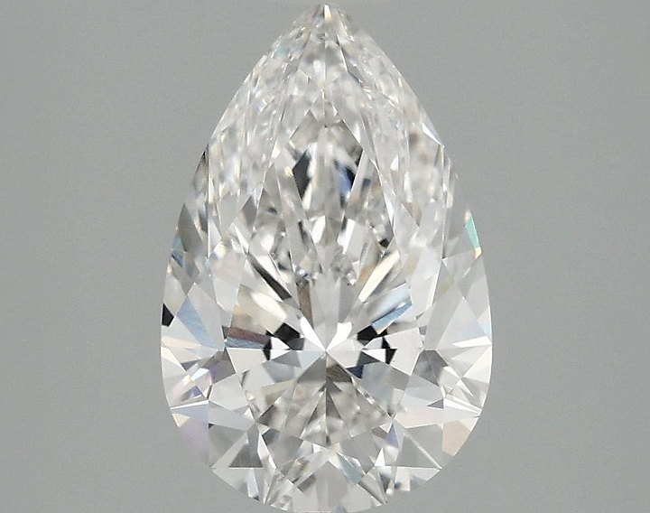 2.09 Carat Pear Shaped Ideal Cut VVS2 IGI Certified Lab Grown Diamond