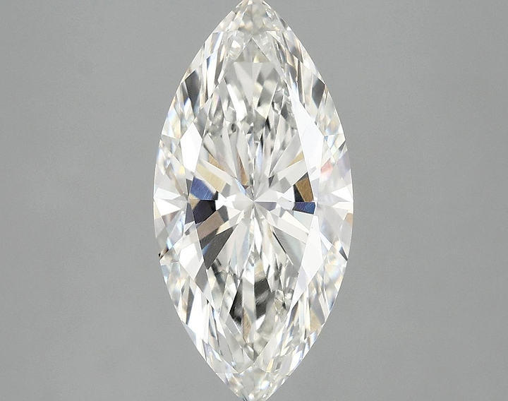 2.97 Carat Marquise Shaped Excellent Cut VVS2 IGI Certified Lab Grown Diamond