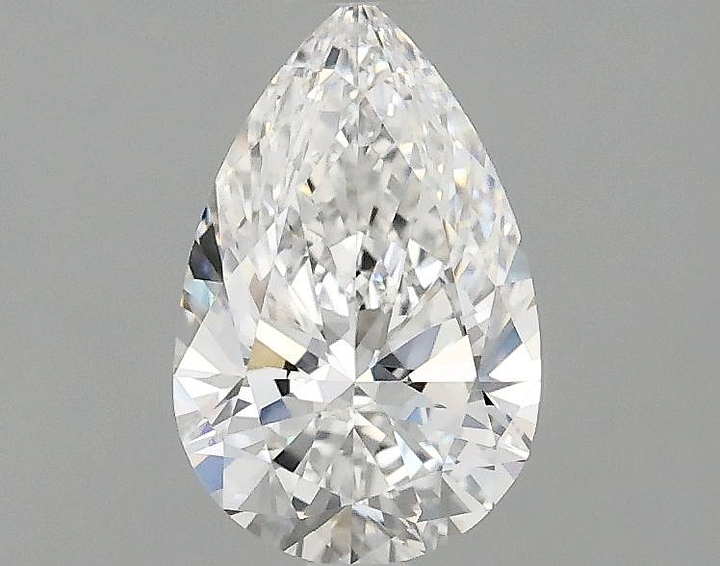 0.98 Carat Pear Shaped Ideal Cut VVS2 IGI Certified Lab Grown Diamond