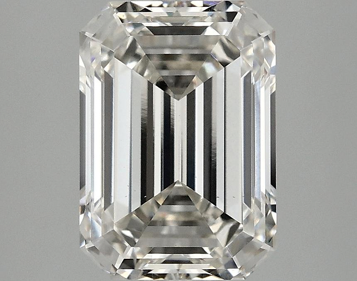 3.04 Carat Emerald Shaped Ideal Cut VS2 IGI Certified Lab Grown Diamond