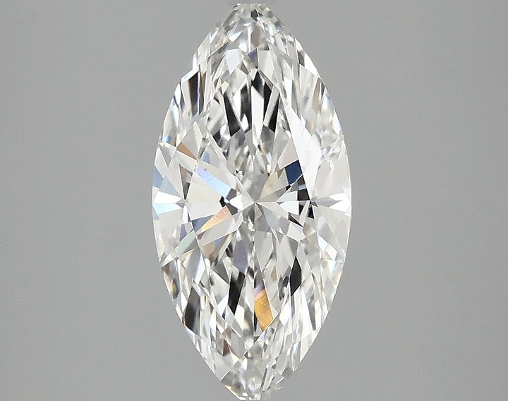 1.85 Carat Marquise Shaped Excellent Cut VVS2 IGI Certified Lab Grown Diamond
