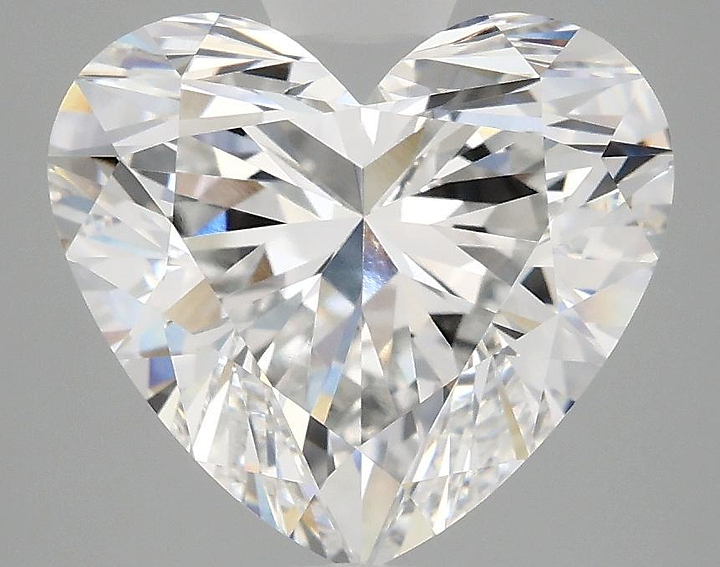 4.1 Carat Heart Shaped Ideal Cut VVS2 IGI Certified Lab Grown Diamond