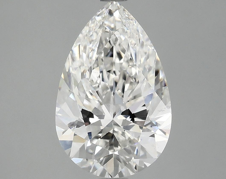 3.06 Carat Pear Shaped Excellent Cut VS2 IGI Certified Lab Grown Diamond