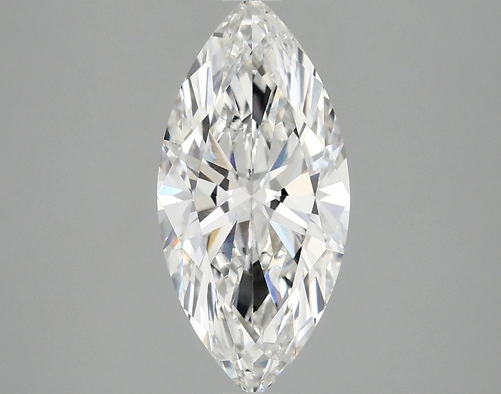 2.07 Carat Marquise Shaped Excellent Cut VVS2 IGI Certified Lab Grown Diamond