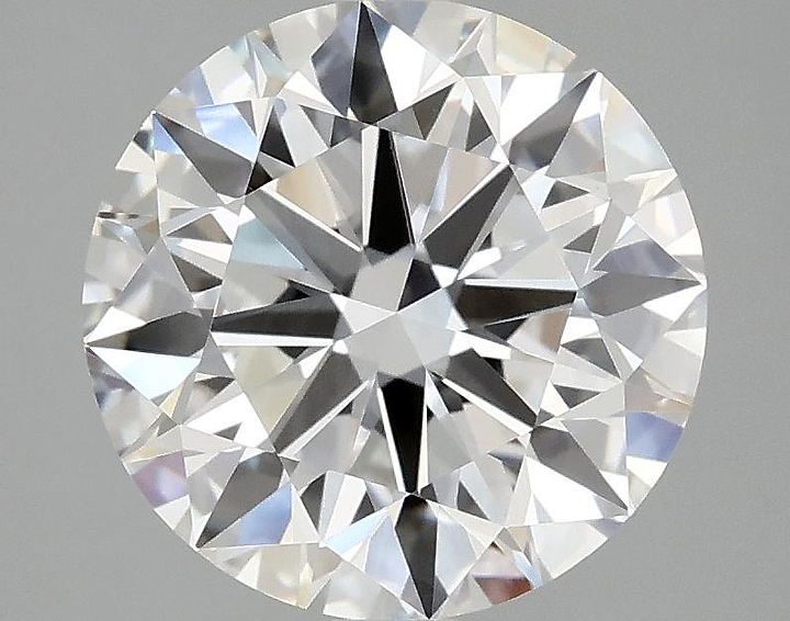 3.09 Carat Round Shaped Ideal Cut VS1 IGI Certified Lab Grown Diamond