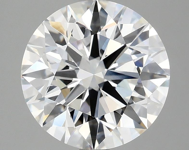 3.05 Carat Round Shaped Excellent Cut VVS2 IGI Certified Lab Grown Diamond