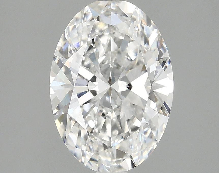 2.03 Carat Oval Shaped Ideal Cut VVS2 IGI Certified Lab Grown Diamond