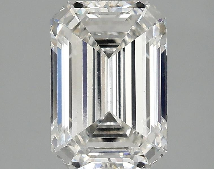 2.08 Carat Emerald Shaped Ideal Cut VS2 IGI Certified Lab Grown Diamond