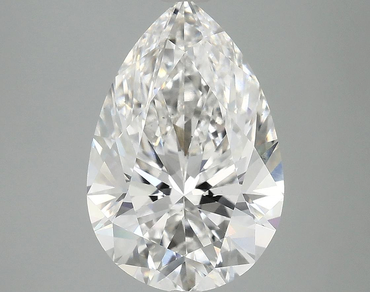 4.02 Carat Pear Shaped Excellent Cut VS2 IGI Certified Lab Grown Diamond