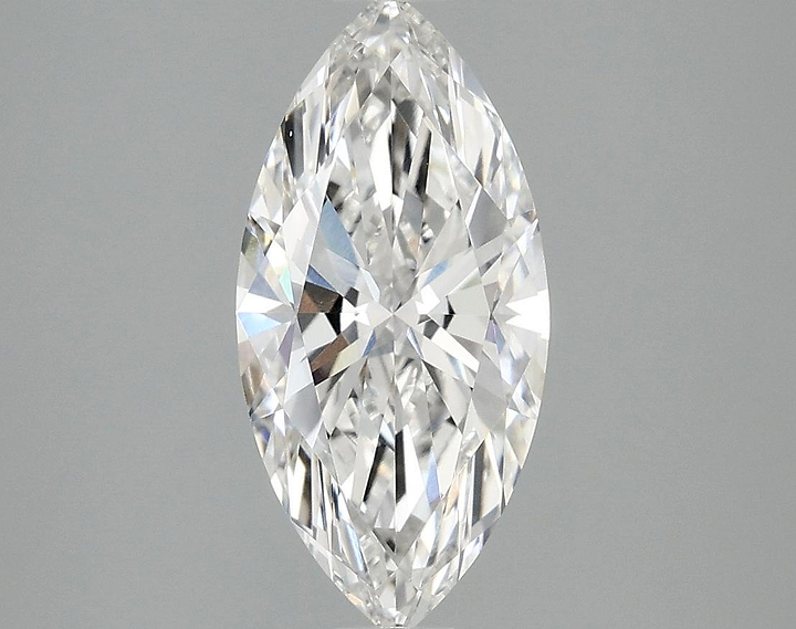 1.97 Carat Marquise Shaped Excellent Cut VVS2 IGI Certified Lab Grown Diamond