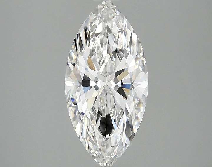 2.05 Carat Marquise Shaped Ideal Cut VVS2 IGI Certified Lab Grown Diamond