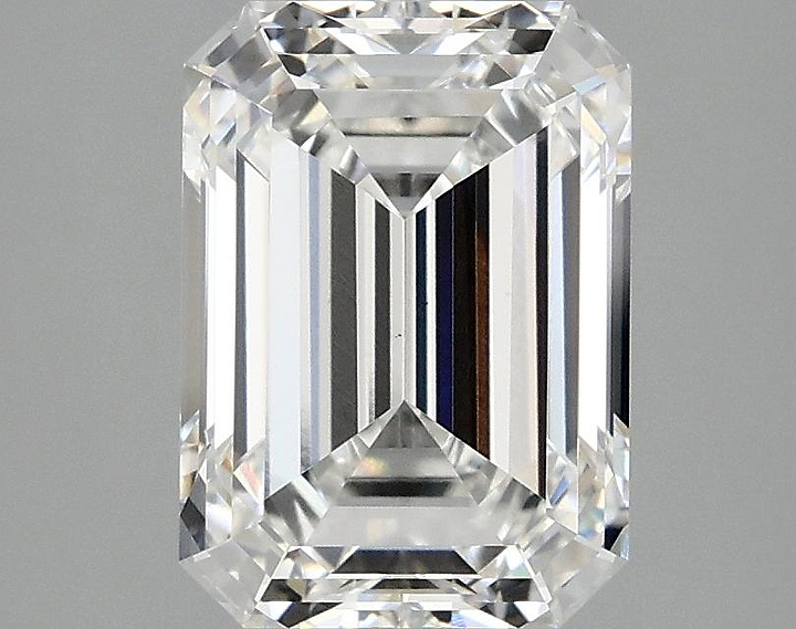 2.91 Carat Emerald Shaped Ideal Cut VS1 IGI Certified Lab Grown Diamond
