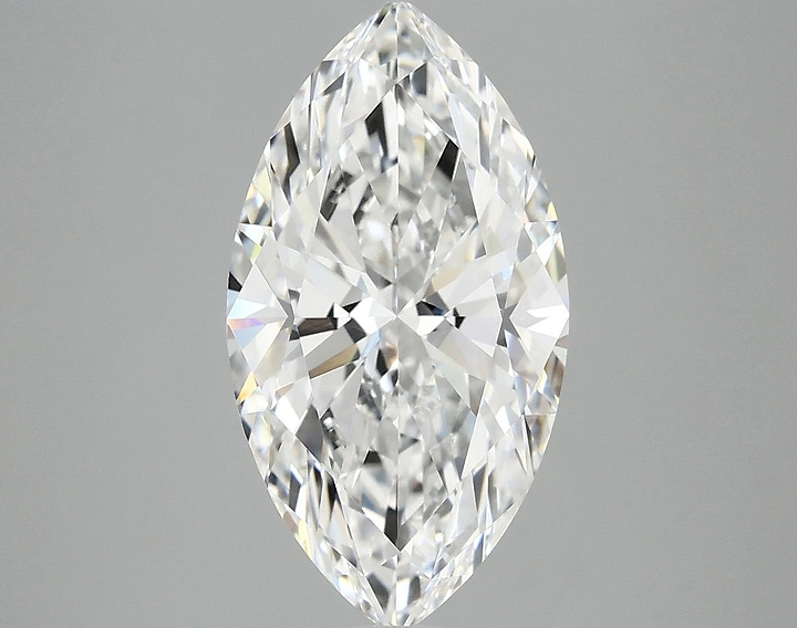 3.03 Carat Marquise Shaped Excellent Cut VVS2 IGI Certified Lab Grown Diamond